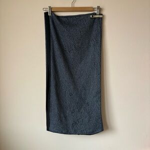 Lululemon Vinyasa Wrap Running Luon Spray Jacquard Blue Denim Black / Black
